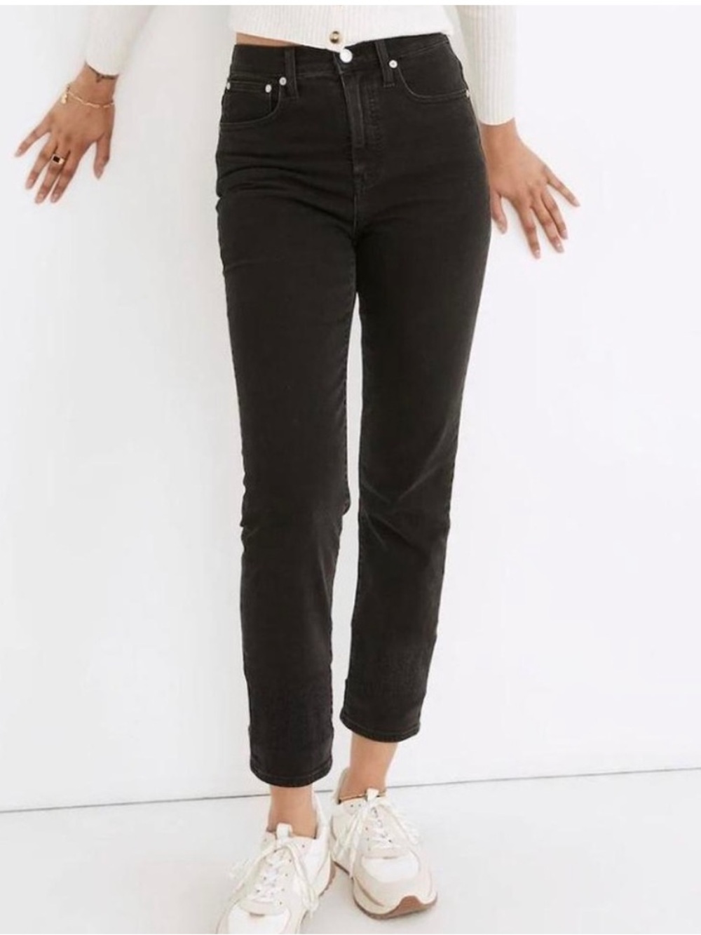 Madewell Classic Straight Black Jeans - Size 29